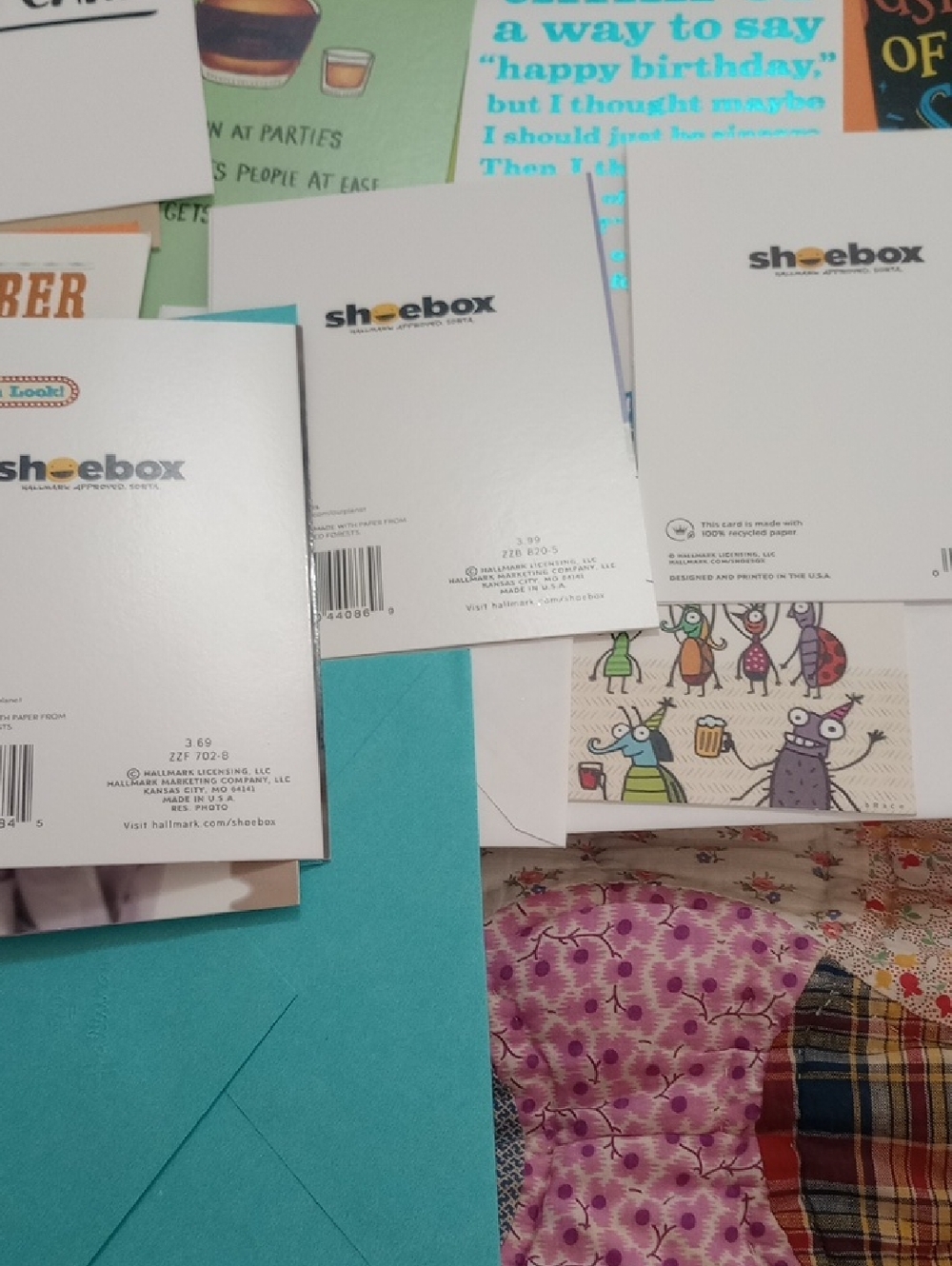 Bundle Only NWT HALLMARK SHOEBOX 14 Assorted Greeting Cards Pack - Hilarious! - Picture 4 of 10